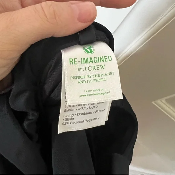 J.Crew Women’s Size 8 One Piece Bathing Suit Black‎ Ruffle Built in Bra Resort - Picture 11 of 11